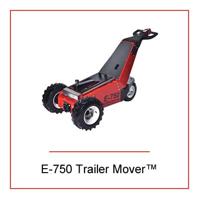 E-750 Trailer Mover positioning trailer in confined area