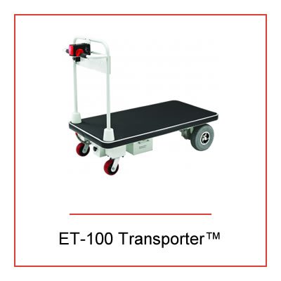 ET-100 Transporter moving supplies in facility